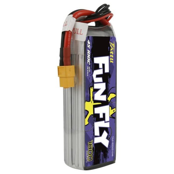 Baterija Tattu Funfly 1800mAh 14.8V 100C 4S1P XT60 - Image 5