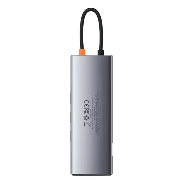 Hub 9in1 Baseus Metal Gleam Series, USB-C į 3x USB 3.0 + HDMI + USB-C PD + Ethernet RJ45 + microSD/SD + VGA - Image 3