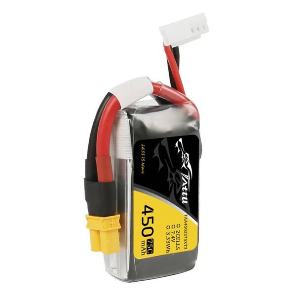 Baterija Tattu 450mAh 7.4V 75C 2S1P - Image 4