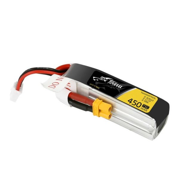 Ilgo tipo baterija Tattu 450mAh 11.1V 75C 3S1P - Image 3