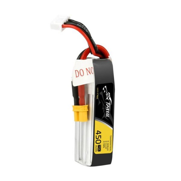 Ilgo tipo baterija Tattu 450mAh 11.1V 75C 3S1P - Image 4
