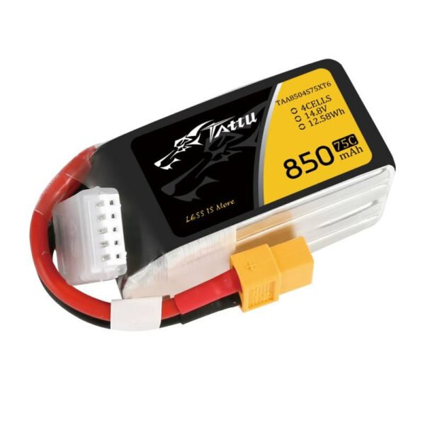 Baterija Tattu 850mAh 14.8V 75C 4S1P XT60 - Image 3