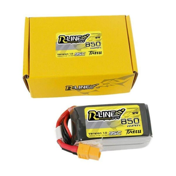 Akumuliatorius Tattu R-Line 850mAh 14,8V 95C 4S1P - Image 4