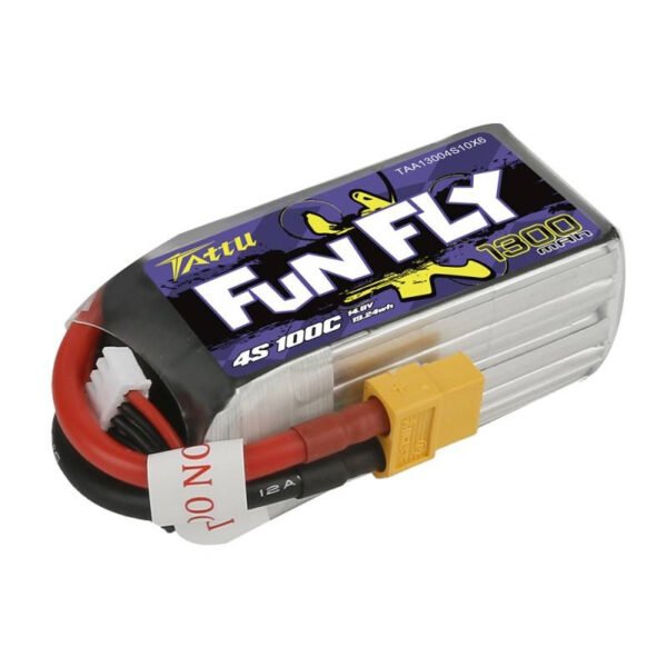 Baterija Tattu Funfly 1300mAh 14.8V 100C 4S1P - Image 2