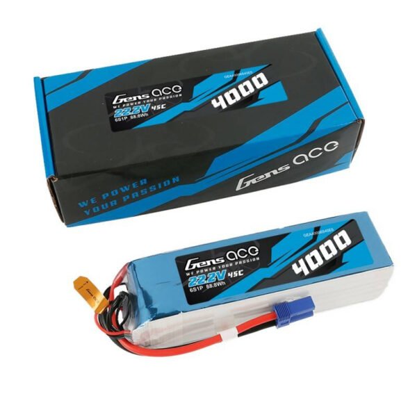 Baterija Gens Ace 4000mAh 22.2V 45C 6S1P - Image 5