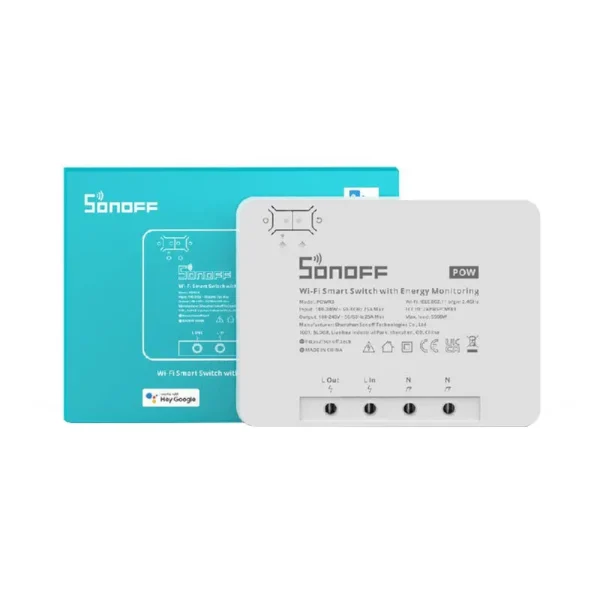 Sonoff POWR3 išmanusis WiFi jungiklis su srovės matavimu - Image 5