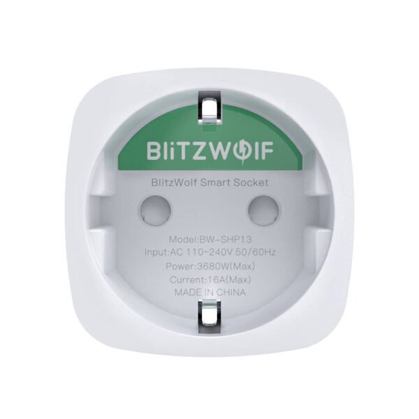 Išmanusis kištukas BlitzWolf BW-SHP13 ZigBee (EU) 3680W - Image 5