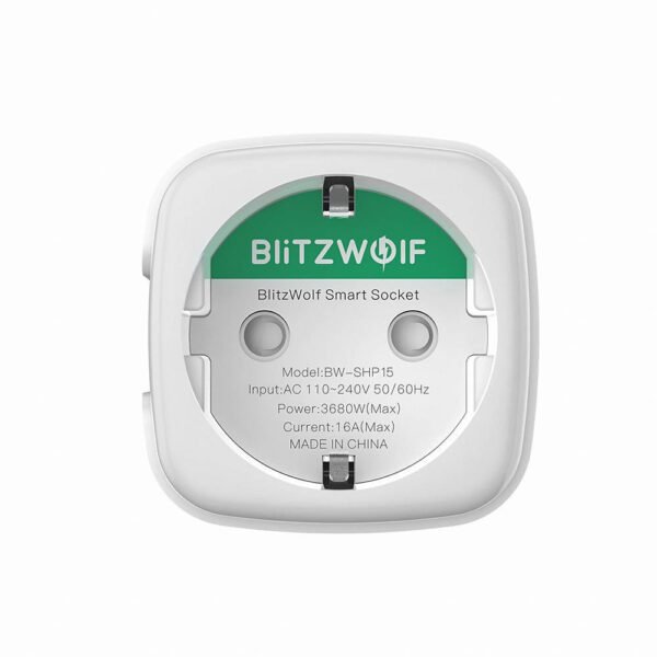 Išmanusis kištukas BlitzWolf BW-SHP15 ZigBee 3680W - Image 5