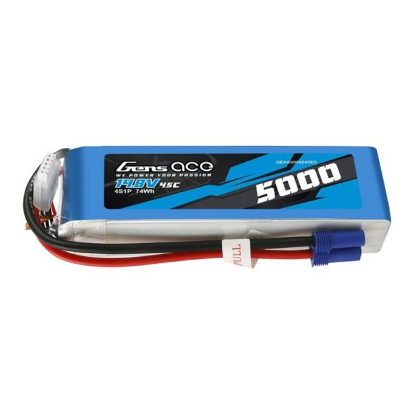 Gens Ace 5000mAh 14.8V 45C 4S1P battery