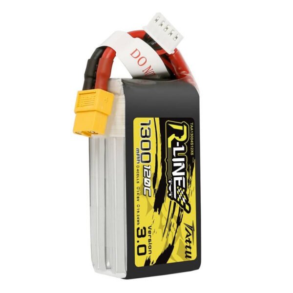 Baterija Tattu R-Line Version 3.0 1300mAh 14.8V 120C 4S1P XT60 - Image 4