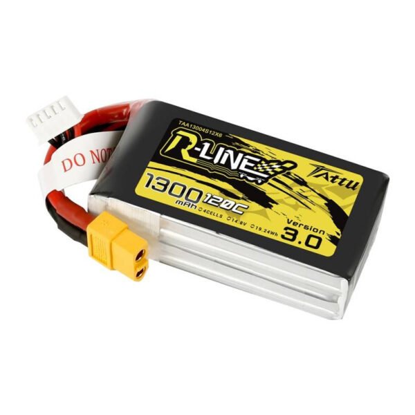Baterija Tattu R-Line Version 3.0 1300mAh 14.8V 120C 4S1P XT60 - Image 3