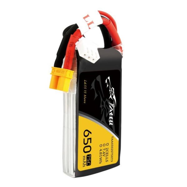 Baterija Tattu 650mAh 7.4V 75C 2S1P - Image 4