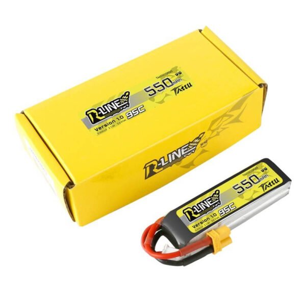 Baterija Tattu R-Line 550mAh 7.4V 95C 2S1P XT30 - Image 5