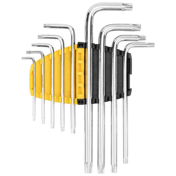 Torx šešiakampių rinkinys 1.5–10 mm Deli Tools EDL3091 (sidabrinis) - Image 2