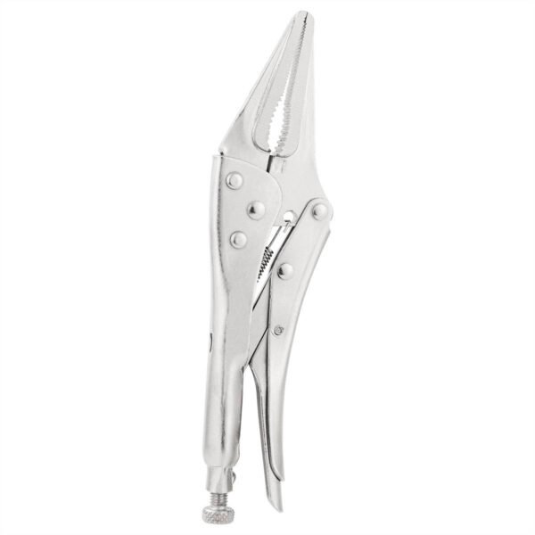 Ilgos nosies fiksuojamos replės 9” Deli Tools EDL20015B (sidabrinės) - Image 2