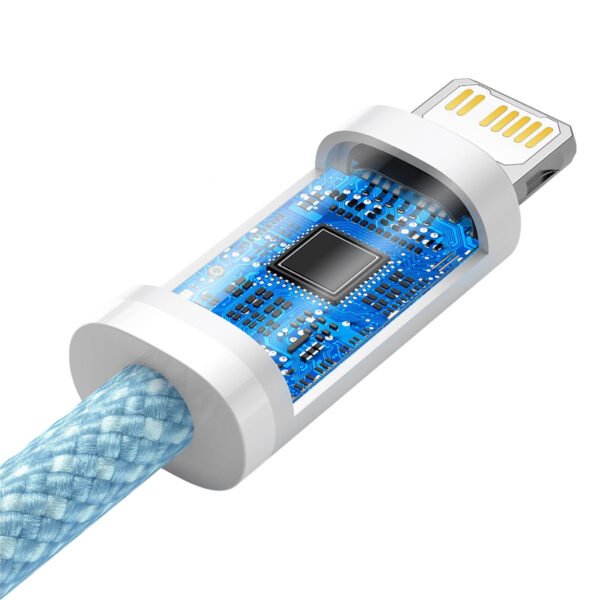 USB-C laidas Lightning Baseus Dynamic serijai, 20 W, 1 m (mėlynas) - Image 5