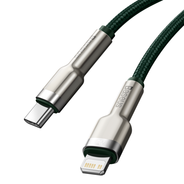 Baseus USB-C laidas Lightning, 2 m (žalias) - Image 6