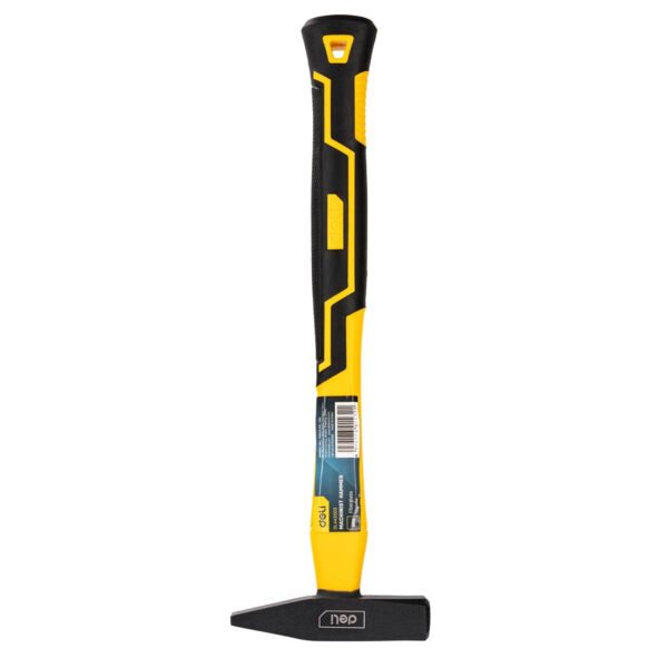Mechaniko plaktukas Deli Tools EDL442003, 0.3 kg (geltonas) - Image 3