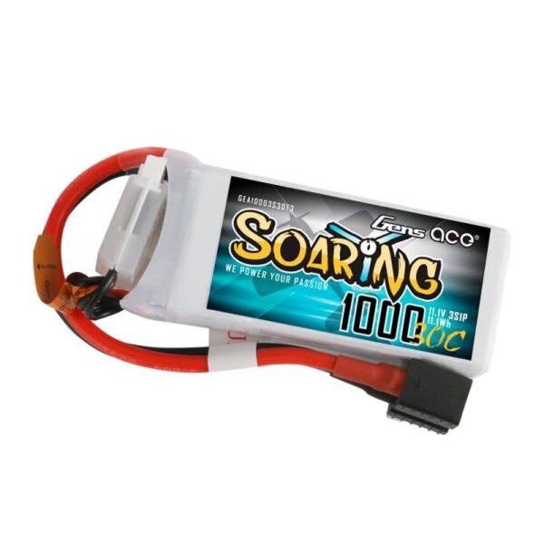 Baterija Gens Ace Soaring 1000 mAh 11,1 V 30C 3S1P EC3/XT60/T-Plug - Image 3