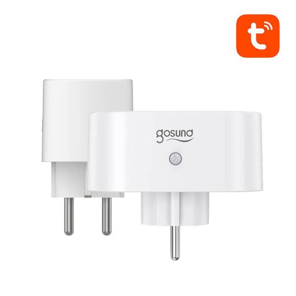Gosund SP211 dvigubas WiFi išmanusis kištukas, 2 vnt 3500W (dvipakis) Tuya - Image 4