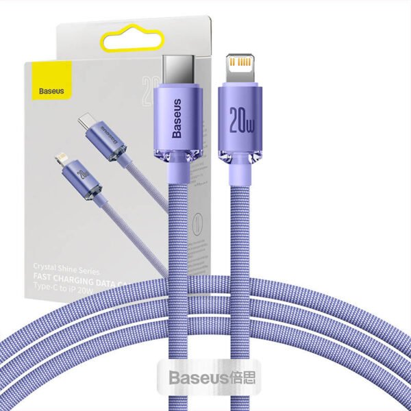 Baseus Crystal Shine cable USB-C to Lightning