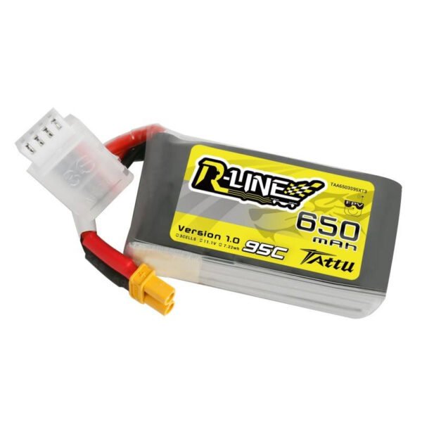 Baterija Tattu R-Line 650 mAh 11,1 V 95C 3S1P XT30 Lipo - Image 3
