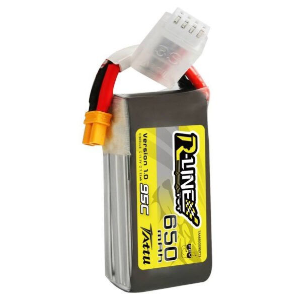 Baterija Tattu R-Line 650 mAh 11,1 V 95C 3S1P XT30 Lipo - Image 4