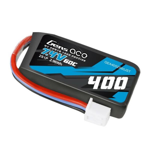 Baterija Gens Ace 400 mAh 7,4 V 60C 2S1P JST - Image 4