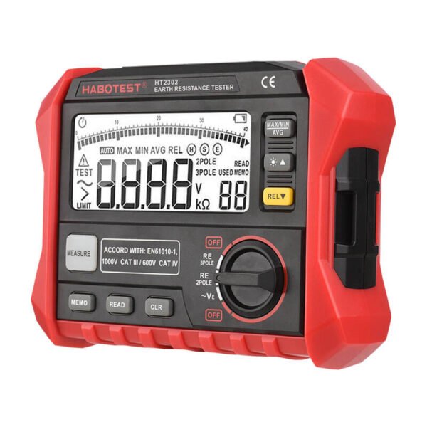 Skaitmeninis įžeminimo varžos testeris Habotest HT2302 - Image 2