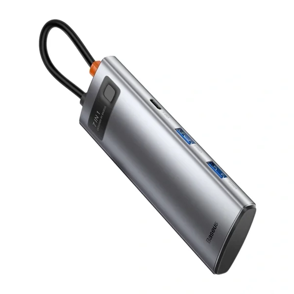 Baseus Hub adapteris 7in1, USB-C į 2x USB 3.0 + HDMI + USB-C PD - Image 7