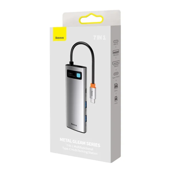 Baseus Hub adapteris 7in1, USB-C į 2x USB 3.0 + HDMI + USB-C PD - Image 8