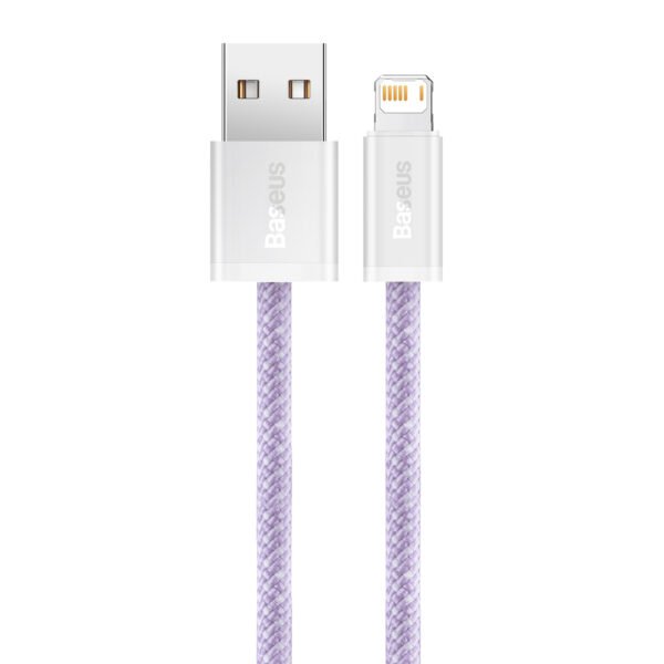 Baseus Dynamic kabelis USB į Lightning, 2,4 A, 1 m (violetinis) - Image 4
