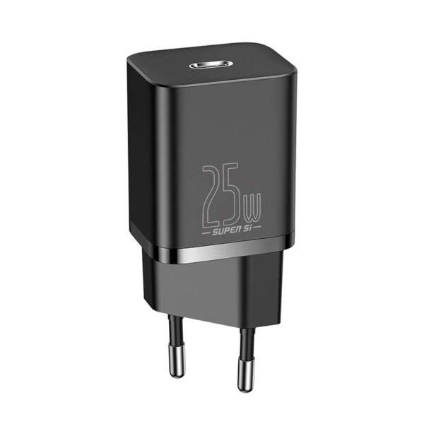 Baseus Super Si greitasis įkroviklis 1C 25W (juodas) - Image 3