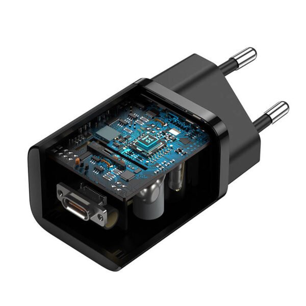 Baseus Super Si greitasis įkroviklis 1C 25W (juodas) - Image 5