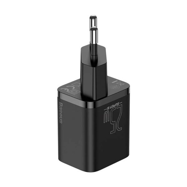 Baseus Super Si greitasis įkroviklis 1C 25W (juodas) - Image 6