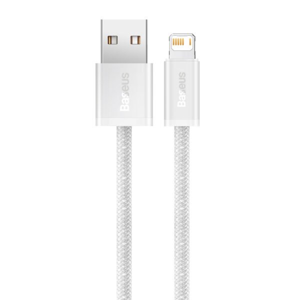 Baseus Dynamic kabelis USB į Lightning, 2,4 A, 1 m (baltas) - Image 4