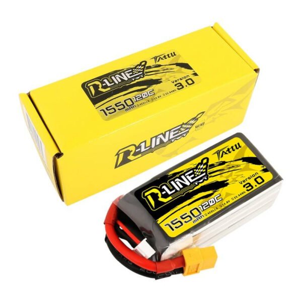 Baterija Tattu R-Line Version 3.0 1550 mAh 14,8 V 120C 4S1P XT60 - Image 5