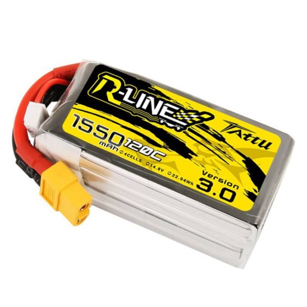 Baterija Tattu R-Line Version 3.0 1550 mAh 14,8 V 120C 4S1P XT60 - Image 3