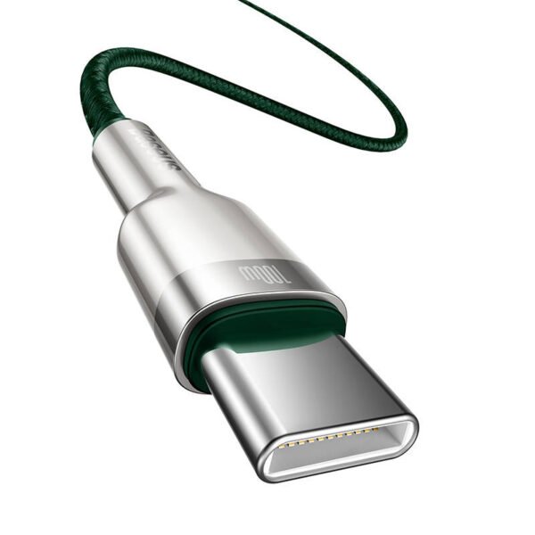 Kabelis iš USB-C į USB-C Baseus Cafule, 100 W, 2 m (žalias) - Image 5