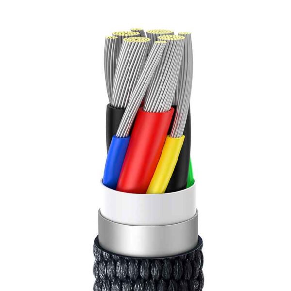 Baseus Crystal Shine kabelis USB-C į USB-C, 100 W, 1,2 m (juodas) - Image 15