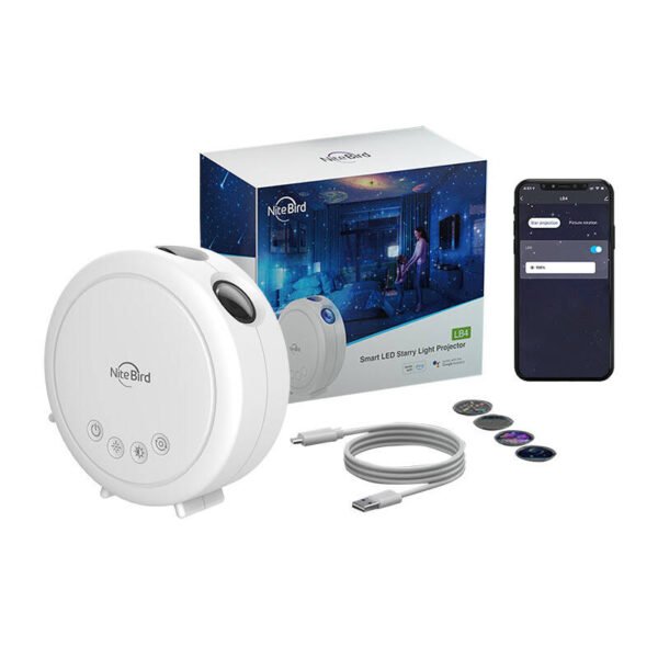 Žvaigždžių projektorius WiFi NiteBird LB4 Tuya - Image 5