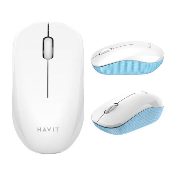 Universalioji belaidė pelė Havit MS66GT-WB (balta ir mėlyna) - Image 5