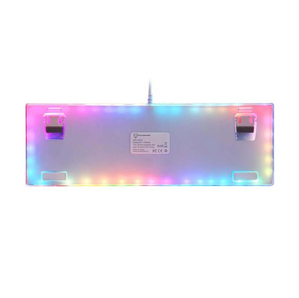 Mechaninė žaidimų klaviatūra Motospeed K87S RGB (balta) - Image 3