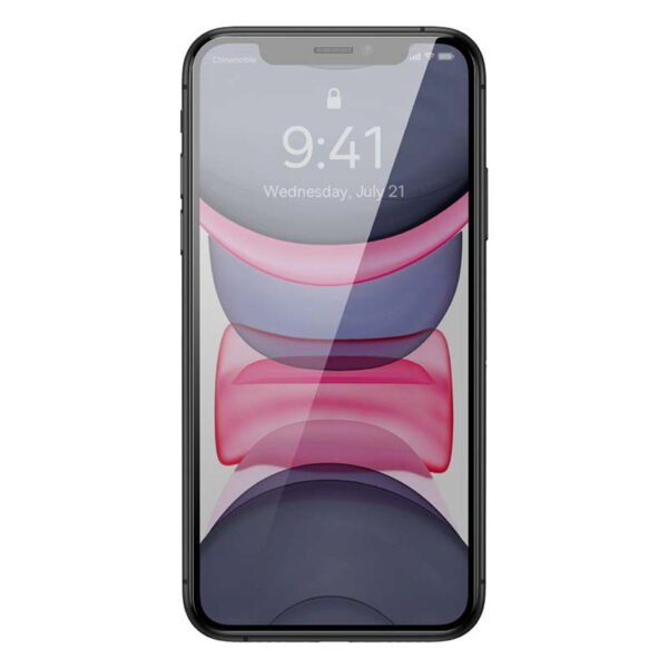Baseus 0,3 mm ekrano apsauga (2 vnt. pakuotė), skirta iPhone X/XS/11 Pro 5,8 colio - Image 4