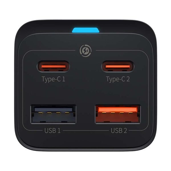 Greitasis įkroviklis Baseus GaN3 Pro, 2x USB-C, 2x USB, 65 W (juodas) - Image 5