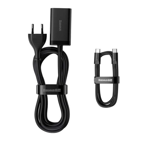 Greitasis įkroviklis Baseus GaN3 Pro, 2x USB-C, 2x USB, 65 W (juodas) - Image 8
