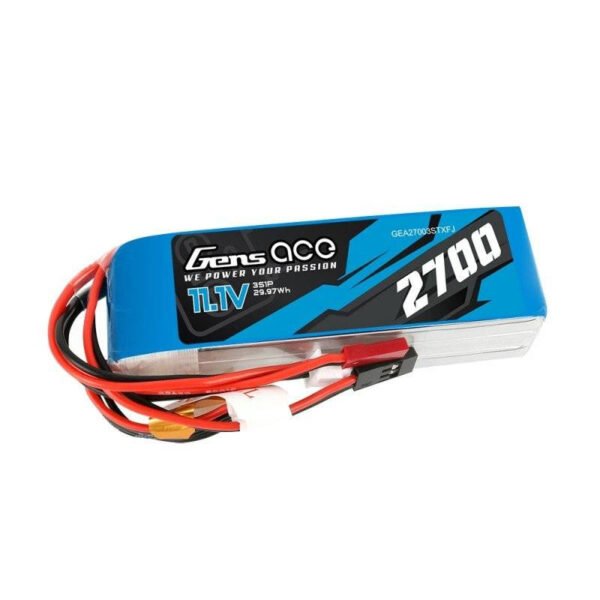 Baterija Gens Ace 2700 mAh 11,1 V TX 3S1P Futaba / JST-XHR / JST-SYP - Image 3