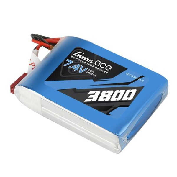 Baterija Gens Ace 3800 mAh 7,4 V 1C 2S1P skirta Taranis Q X7 - Image 2