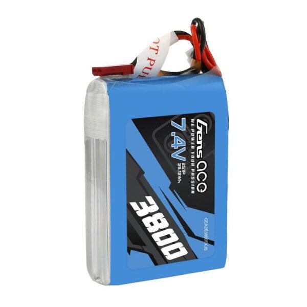 Baterija Gens Ace 3800 mAh 7,4 V 1C 2S1P skirta Taranis Q X7 - Image 3