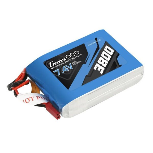 Baterija Gens Ace 3800 mAh 7,4 V 1C 2S1P skirta Taranis Q X7 - Image 4